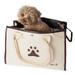 Pet Life Â® Posh Paw Elegant Leatherette Designer Fashion Travel Pet Dog Carrier Tote
