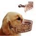 Downtown Pet Supply Dog Muzzle Adjustable Dog Basket Muzzle Beige Size 1