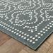 Style Haven Marianna Border Loop Pile Indoor Outdoor Area Rug Grey/Off-White 1 9 x 3 9 2 x 3 Accent Outdoor Indoor Entryway Patio Rectangle