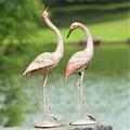 SPI Home San Pacific International Flamboyant Crane Garden Statue - Set of 2