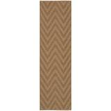 Sphinx Karavia Indoor/Outdoor Area Rug 1330X Tan Zig Zag Woven 2 3 x 7 6 Rectangle