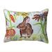 Betsy Drake SN371A 11 x 14 in. Brown Rabbit Left Small Indoor & Outdoor Pillow