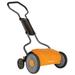 Fiskars StaySharp Reel Mower Manual Push Lawn Mower with 5 Steel Blades and 17 Cutting Width