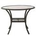 Radley Outdoor Wicker Glass Table Grey