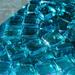 Blue Ridge Brand? Reflective Fire Glass Cubes - Professional Grade Fire Pit Glass - 1 Reflective Fire Pit Glass Squares