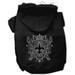 Rhinestone Fleur De Lis Shield Hoodies Black L (14)