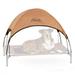 K&H Pet Products Pet Dog Cot Canopy (Cot Sold Separately) Tan Large 30 x 42 inches