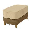 Classic Accessories Veranda Rectangular Patio Ottoman/Side Table Cover - Durable and Water Resistant Outdoor Furniture Cover Small (71992)