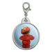 Sesame Street Vintage Elmo Chrome Plated Metal Pet Dog Cat ID Tag