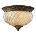 Hinkley Lighting - Two Light Flush Mount - Outdoor - Plantation - 2 Light