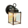 Design House Coach Outdoor Wall-Mount Downlight Sconce in Oil-Rubbed Bronze