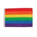 In the Breeze 3610 â€” LGBTQ+ Pride Rainbow Stripes Polyester Flag 12 x 18 Inches â€” Garden and Boat Grommet Flag