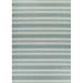 Couristan Monaco Marbella Indoor / Outdoor Area Rug Ivory-Sand-Azure Blue 5 3 x 7 6