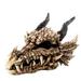 ATL Large Dragon Skull Resin and Hand Painted Statue