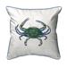 Betsy Drake Interiors Male Crab Indoor/Outdoor Throw Pillow