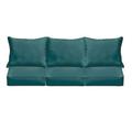 Sorra Home Sloane Teal 23.5-inch Indoor/Outdoor Corded Sofa Cushion Set