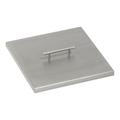 36 in. Stainless Steel Cover for Square Drop-In Fire Pit Pan