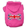 Pet Dog Cat Hoodie Screen Printed Bone Shaped Flag United Kingdom (Union Jack) Flag