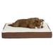 PETMAKER Orthopedic Memory Foam Dog Pet Bed - Brown 30 x 20.5