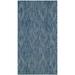 SAFAVIEH Courtyard Teodor Geometric Diamonds Indoor/Outdoor Area Rug 2 x 3 7 Navy