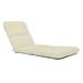 Sunbrella Solid Outdoor Chaise Cushion 74 x 22 in. - Canvas