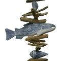 Cohasset 565 Washed Fish with Clam Shells Bell Blue and White