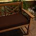 Sorra Home Clara Brown 48-inch Indoor/ Outdoor Sunbrella Bench Cushion