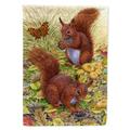 Carolines Treasures ASA2133GF Red Squirrels Flag Garden Size Small multicolor