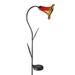Gerson 45.25 Transparent Orange Lighted Lily Solar Powered Outdoor Lawn Stake