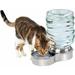 Pet Water Fountain for Dog Cat Stainless Steel Bowl Automatic Gravity Water Dispenser
