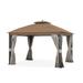 Garden Winds Replacement Canopy Top Cover for the Shadow Creek Gazebo -Standard 350 - Stripe Canyon PLEASE READ PRODUCT ADVICE BEFORE PURCHASING