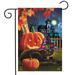 Black Cat Halloween Garden Flag Jack O Lantern Spooky 12.5 x 18 Briarwood Lane