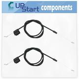 2-Pack 582991501 Engine Zone Control Cable Replacement for Husqvarna ROTARY LAWN MOWER (96114000316) (2007-10) Lawn Mower: Consumer Walk Behind - Compatible with 158152 Cable