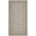 SAFAVIEH Courtyard Agnes Striped Border Indoor/Outdoor Area Rug 2 7 x 5 Beige/Brown