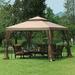 Garden Winds Replacement Canopy Top for Big Lot s 10x10 Gazebo - Riplock 350 - REPLACEMENT CANOPY TOP COVER ONLY - METAL FRAME NOT INCLUDED