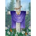 Toland Home Garden Religious Wilderness religious Easter Flag Double Sided 28x40 Inch