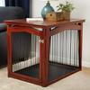 Merry Products 2-in-1 End Table Dog Crate and Gate