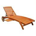 Pemberly Row Multi-Position Outdoor Chaise Lounge