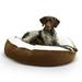 Happy Hounds Scout Sherpa Round Pillow Dog Bed Latte Medium (36 x 36 in.)