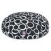 Majestic Pet | Fusion Round Pet Bed For Dogs Removable Cover Black Medium