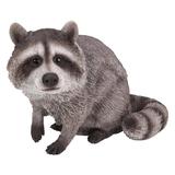 Hi-Line Gift 87988-B Raccoon Sitting Statue