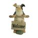 Northlight 17 Standing Pig with Welcome Sign Outdoor Garden Statue
