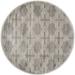 SAFAVIEH Amherst William Geometric Area Rug Grey/Light Grey 7 x 7 Round