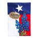 Evergreen Flag Texas Blue Bonnets Garden Applique Flag