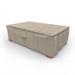 Budge Large Tan Tweed Patio Ottoman / Table Cover English Garden