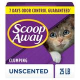 Scoop Away Super Clump Clumping Cat Litter Unscented 25 lbs