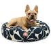 Majestic Pet | Plantation Round Pet Bed For Dogs Removable Cover Navy Blue Small