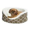 MidWest Homes for Pets QuiteTime Teflon Nesting Dog/Cat Pet Bed Brown 20 in