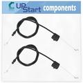 2-Pack 532183281 Zone Safety Control Cable Replacement for Husqvarna ROTARY LAWN MOWER (96114000409) (2007-10) Lawn Mower: Consumer Walk Behind - Compatible with 183281 Cable