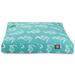 Majestic Pet | Sea Horse Shredded Memory Foam Rectangle Pet Bed For Dogs Removable Cover Teal Medium